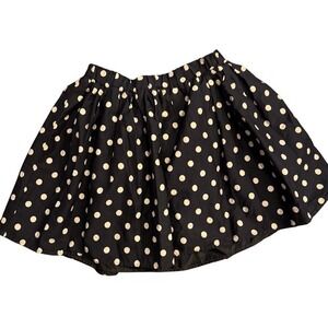 Children's Place Girls Polka Dot‎ Navy And White Skirt Size 7/8 Made In India